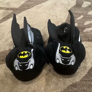 Black Batman Slippers with Ears